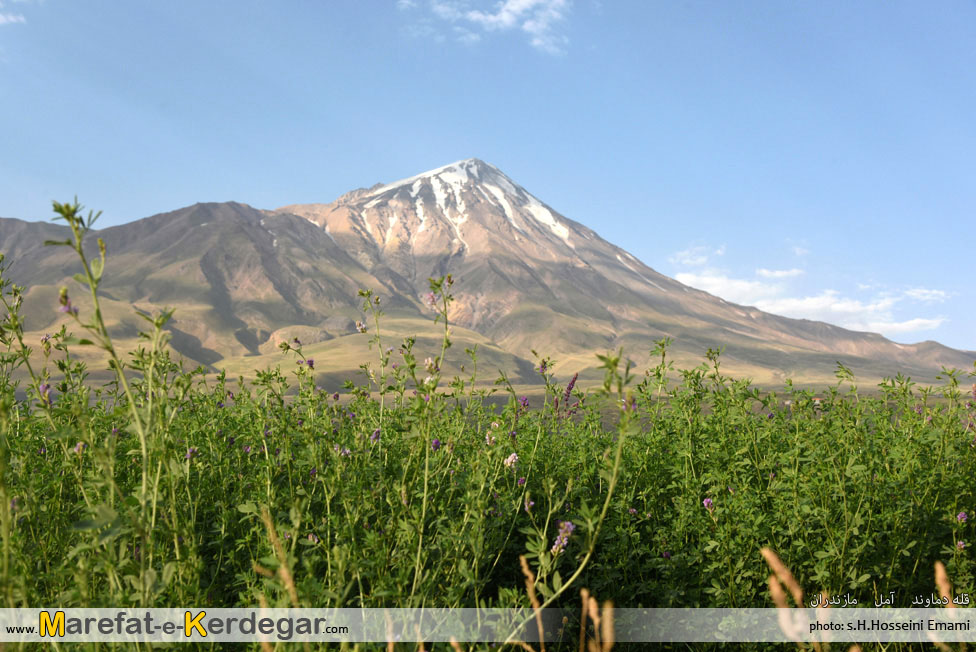 جاذبه های توریستی کوه دماوند